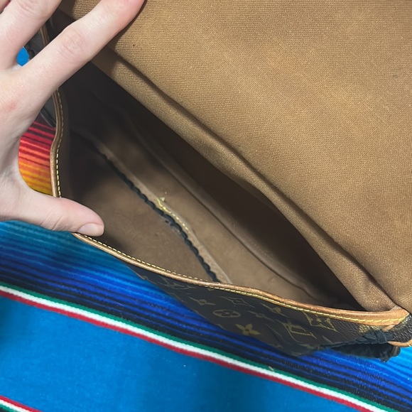 Vintage Boho Bags Fringeless Satchel Custom Louis Vuitton - Picture 5 of 8